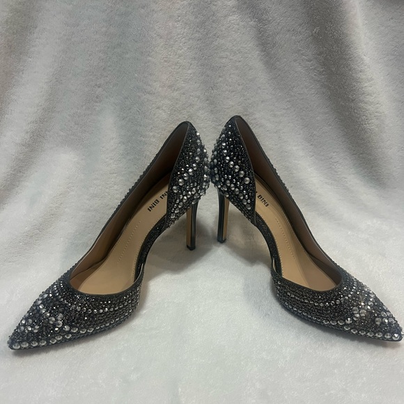 Gianni Bini rhinestone embellishments heels size 9.5 - Picture 4 of 12